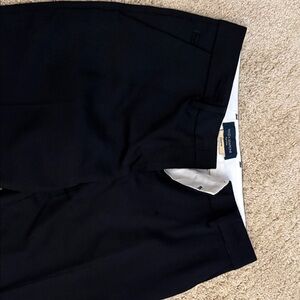 Piazza Sempione Men's Navy Flat-Front Dress Shorts